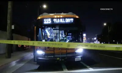 Woman, 18, gunned down on Metro bus near LAX; suspect flees scene