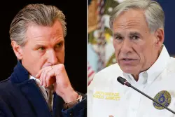 Barabak: Newsom threatens Texas over power grab. He's blowing smoke