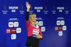 Summer McIntosh of Canada makes it two gold medals in two days at the world swim championships