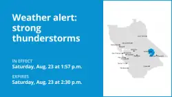 Update: Thunderstorms with pea-sized hail in Yosemite Saturday – gusts to hit 40 mph
