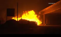 As heat wave blanketing the Southwest eases, fires worsen to the north