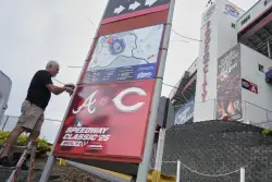 A baseball field in a racetrack? MLB’s Speedway Classic makes history